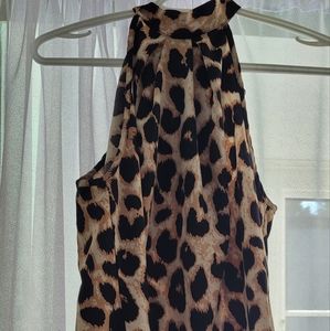 Ladies Cheetah Print Shirt